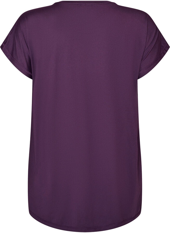 Pitk&auml; treeni-T-paita, Violetti, Packshot image number 1
