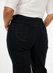 Regular fit Gemma -farkut korkealla vy&ouml;t&auml;r&ouml;ll&auml;, Musta, Model image number 2