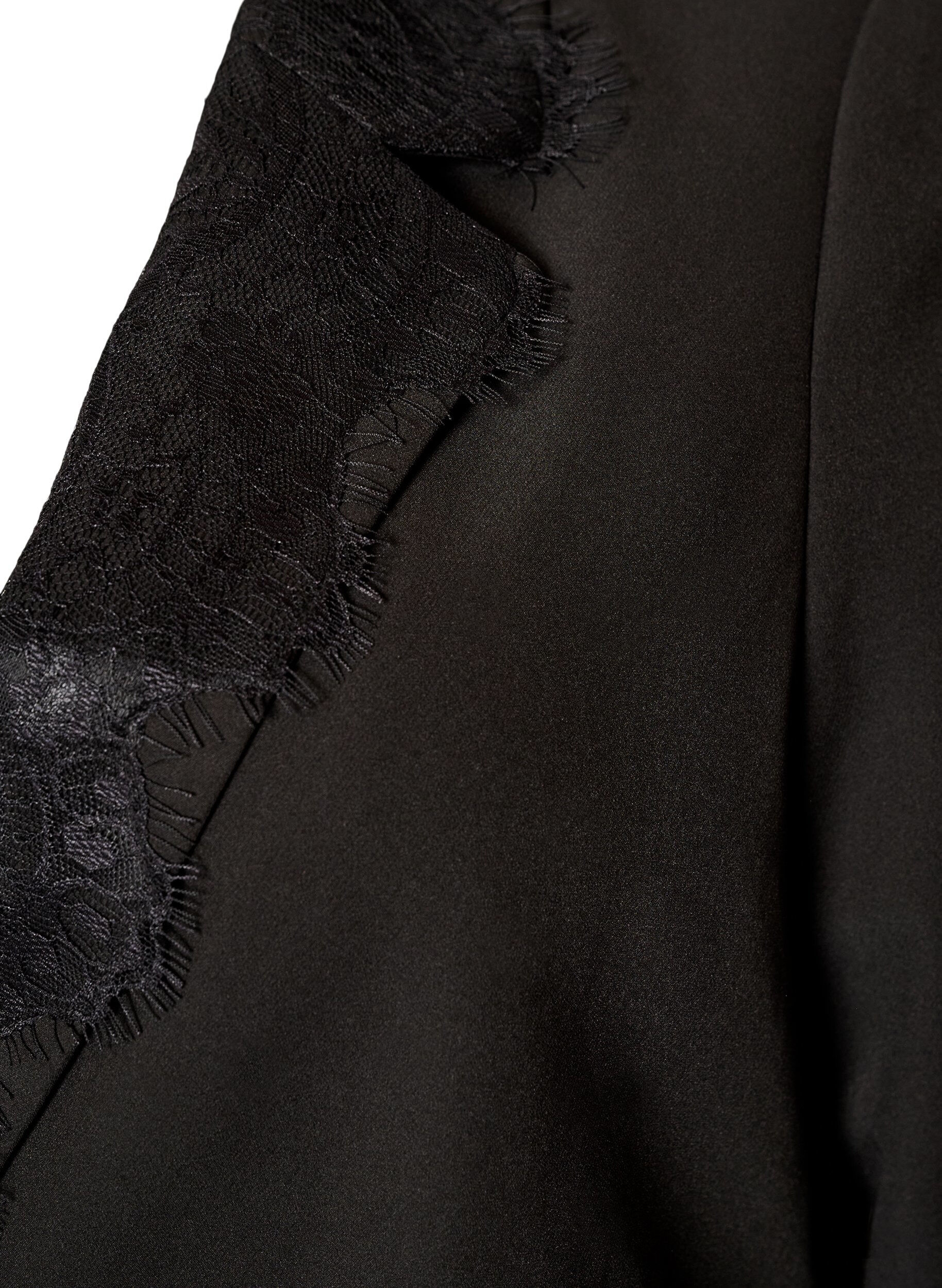 ZizziBleiseri pitsireunuksella, Musta, Packshot image number 2