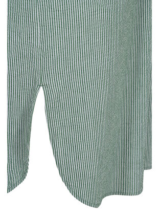 Raidallinen paitamekko puuvillasta, Green Stripe, Packshot image number 3