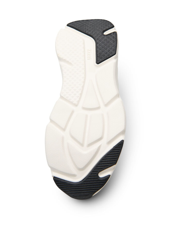 Mukavat tennarit iskunvaimentavalla pohjalla, Valkoinen, Packshot image number 4