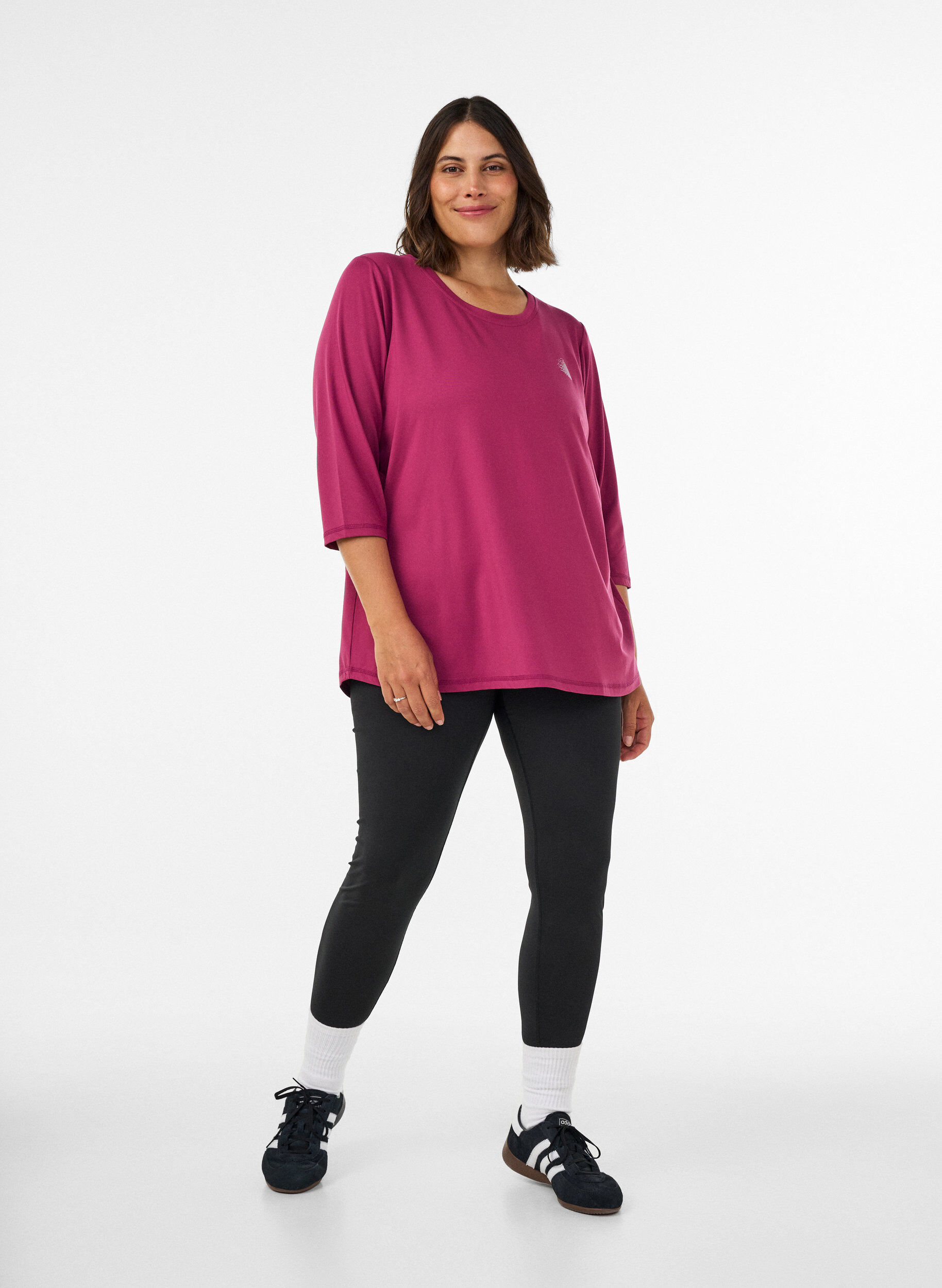 ZizziTreenipusero 3/4-hihoilla, Vaaleanpunainen, Model image number 1