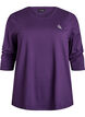 Treeniyl&auml;osa 3/4-hihoilla, Violetti, Packshot image number 0
