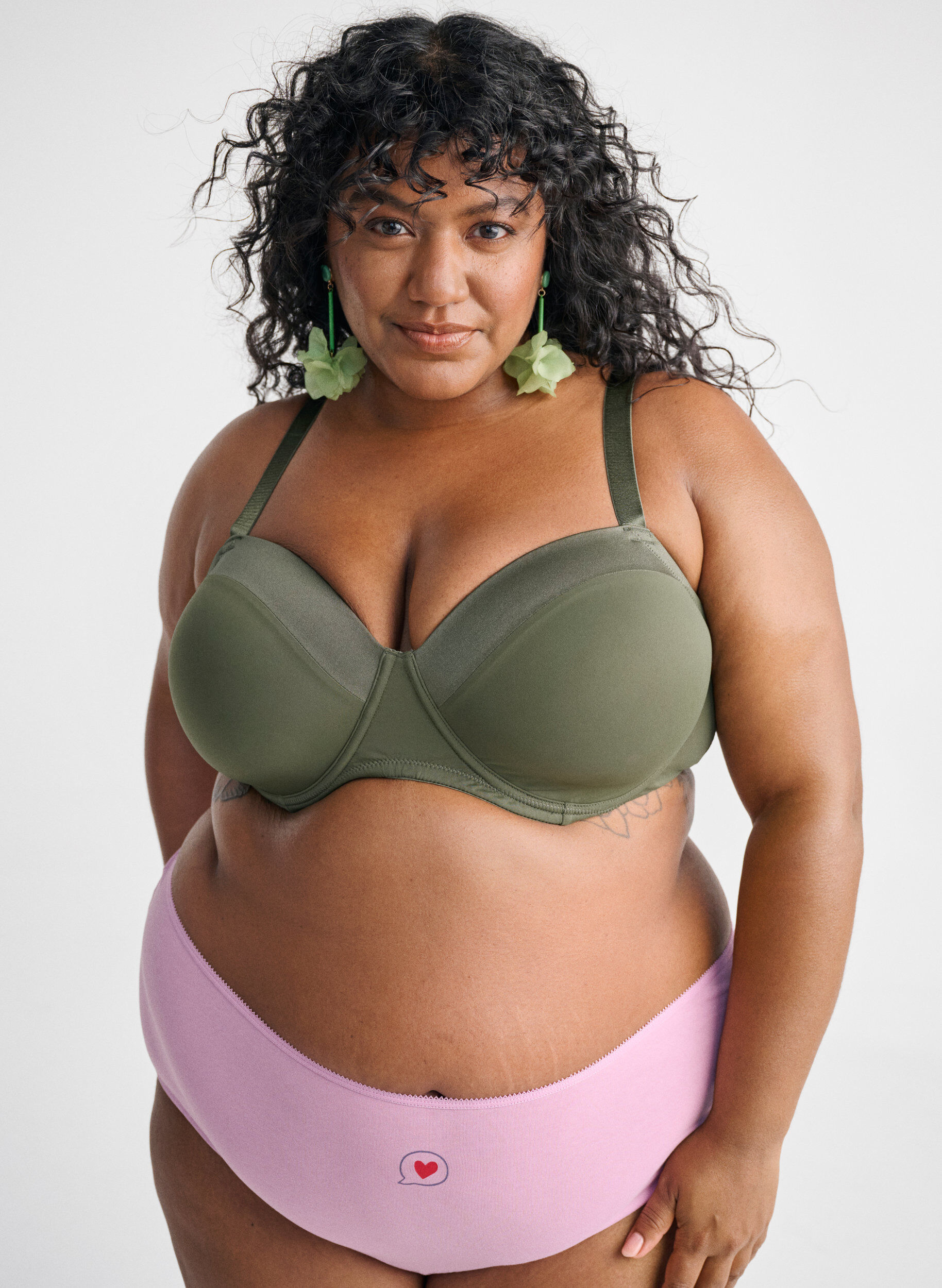 Zizzi 7 kappaleen hipster-alushousupakkaus, Violetti, Image image number 0