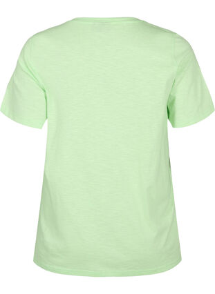 Lyhythihainen perus t-paita v-pääntiellä, Paradise Green, Packshot image number 1