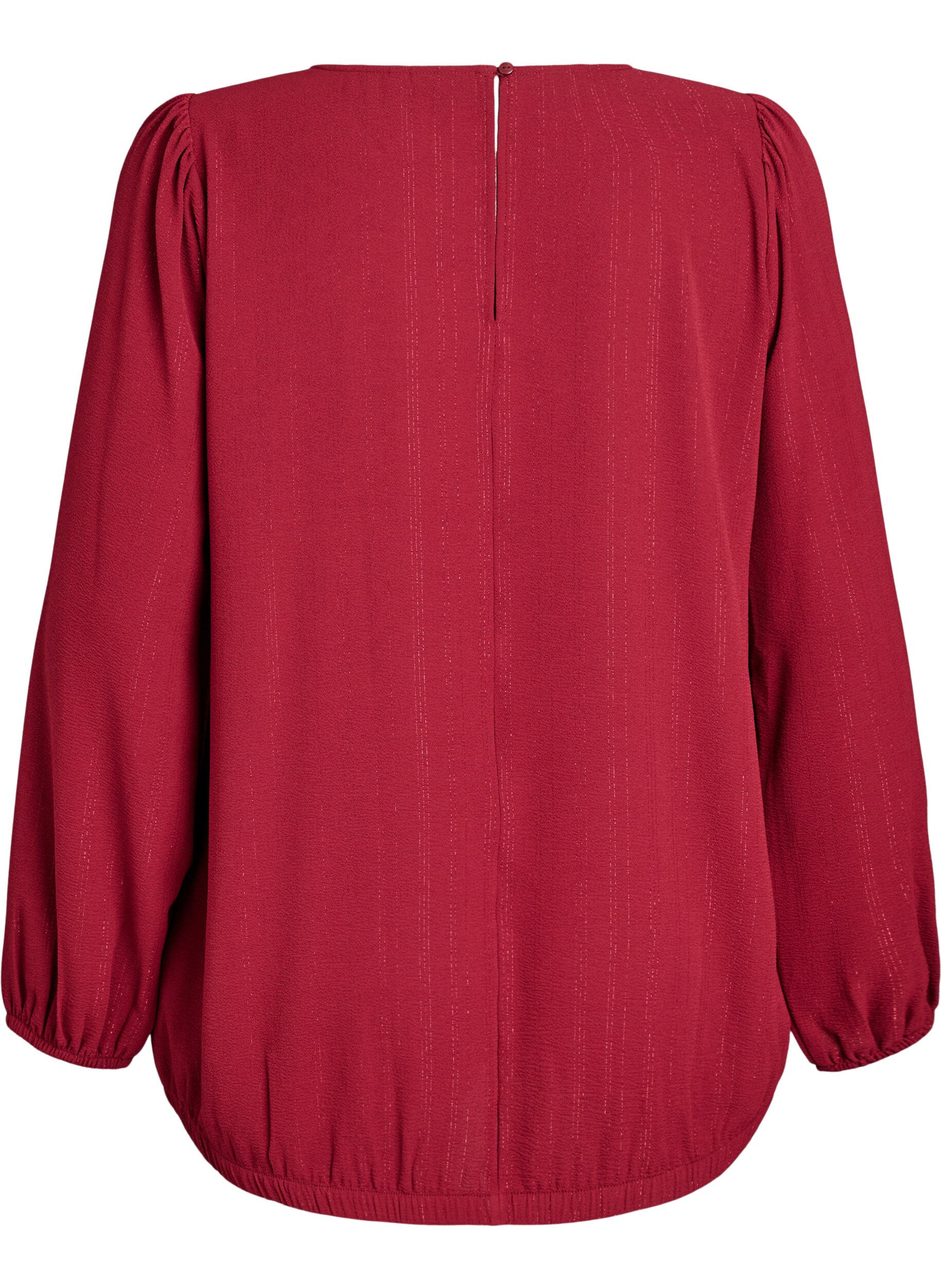 ZizziPaljettipusero kimalteilla, Tumma Bordeaux, Packshot image number 1