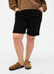 Chino-shortsit, joissa on taskut, Black, Model image number 2