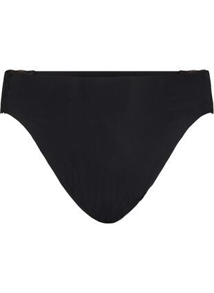 2-pack Brazilian-alushousut normaalikorkealla vyötäröllä, Black, Packshot image number 2