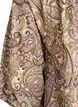 Paisley-kuvioinen viskoosipusero ny&ouml;rill&auml;, Keltainen, Packshot image number 3
