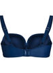 Kaarituelliset bikiniliivit rypytyksell&auml;, Sininen, Packshot image number 1