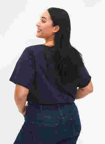 FLASH - T-paita kuvalla, Navy Blazer, Model image number 1