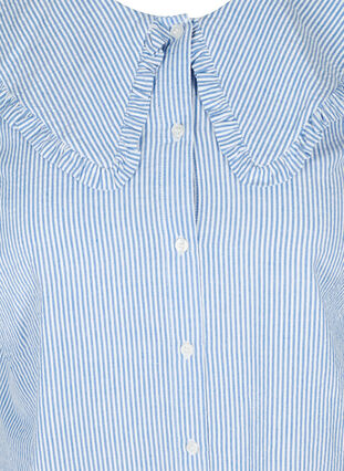 Raidallinen paita 2/4-hihoilla , Blue Stripe, Packshot image number 2