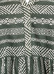 Lyhyt mekko graafisella printillä ja 3/4-hihoilla, Vihreä, Packshot image number 2