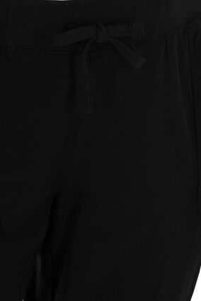 Puuvillacaprit, Black, Packshot image number 3