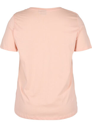 Lyhythihainen puuvillainen t-paita printillä , Rose Cloud Loved, Packshot image number 1