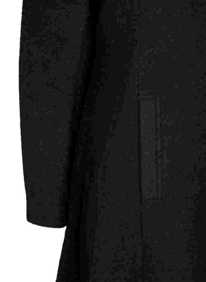 A-mallinen takki hupulla, Black, Packshot image number 3