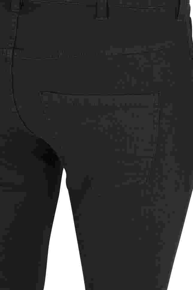 Korkeavyötäröiset super slim Amy-farkut, Black, Packshot image number 2