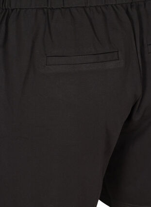 Yksiväriset shortsit taskuilla , Black, Packshot image number 3