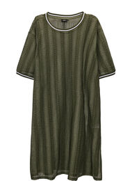 Midimekko avoimella kuviolla ja lyhyillä hihoilla, Vihreä