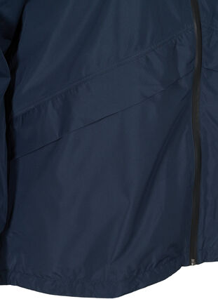 Sadetakki hupulla ja säädettävällä helmalla, Navy Blazer, Packshot image number 3