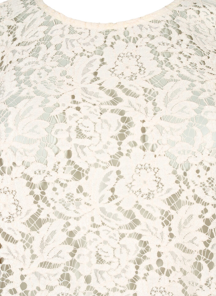 FLASH – Pitkähihainen pitsipusero, Birch, Packshot image number 2