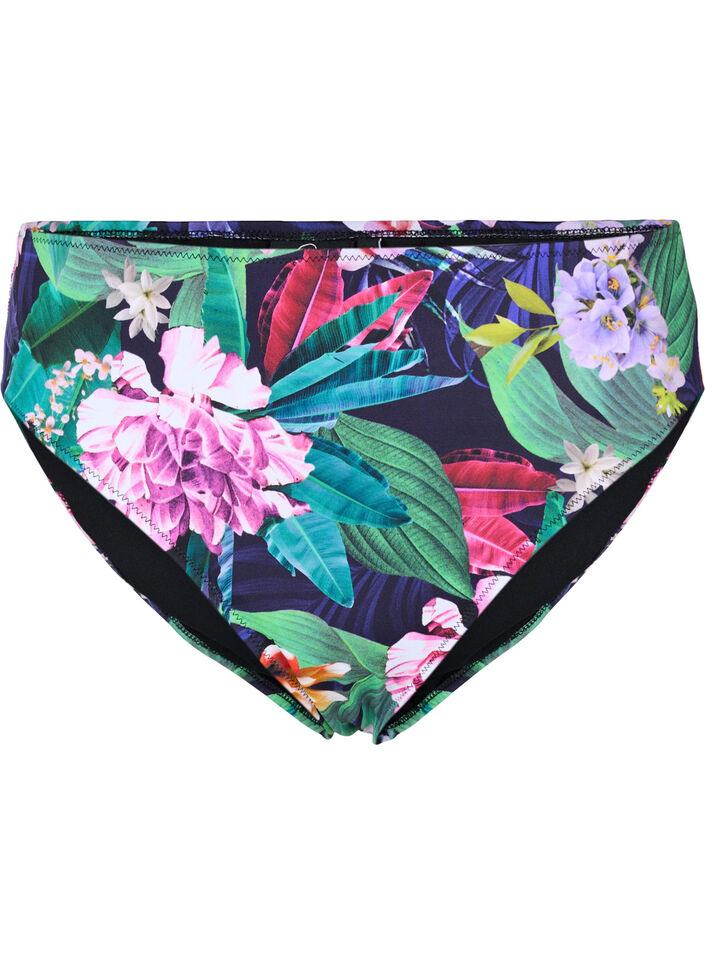 Korkeavyötäröinen bikinialaosa, Flower Print, Packshot image number 0