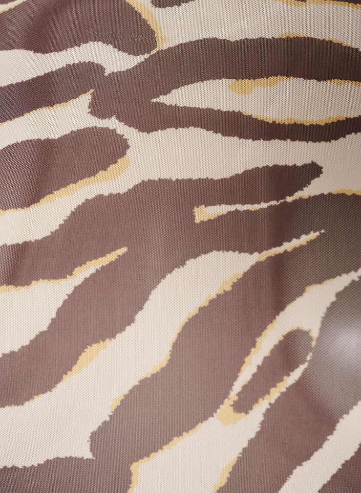 Mesh-pusero printill&auml;, Ruskea, Packshot image number 2