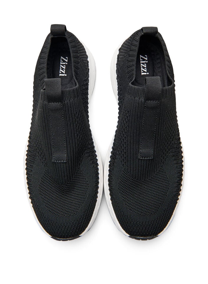 Leveälestiset - Slip-on lenkkarit, Musta, Packshot image number 2