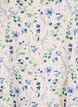 Lyhyt A-linjainen mekko puuvillamusliinista, Beige, Packshot image number 2