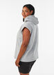 Hupullinen swetaritakki olkatoppauksilla, Harmaa, Model image number 2