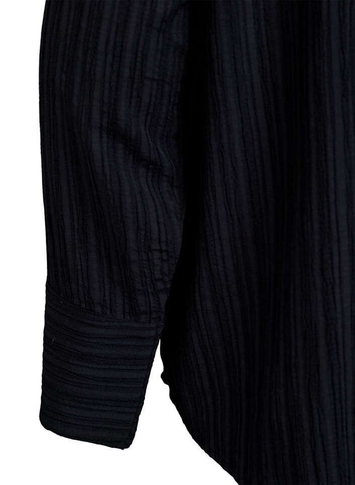 FLASH - Paita tekstuurilla, Musta, Packshot image number 3