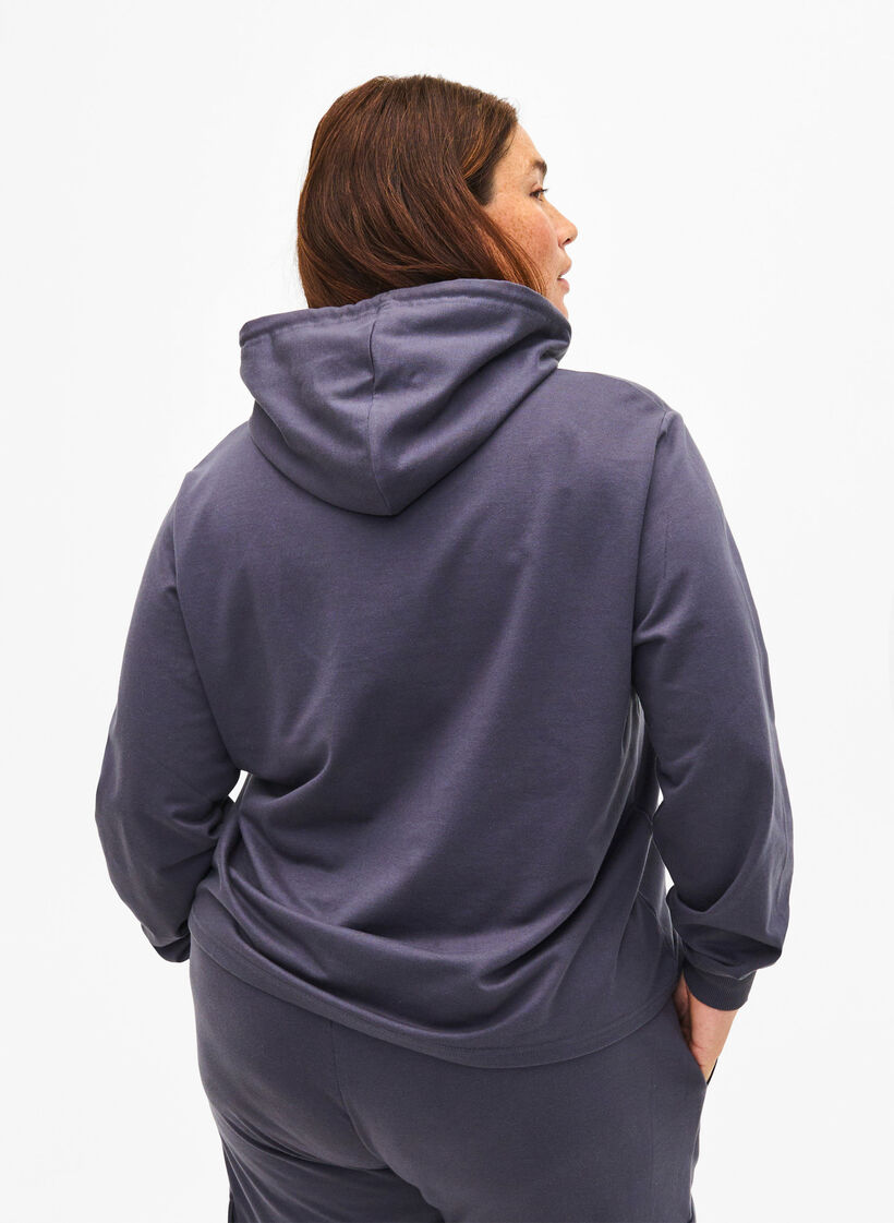 Collegehuppari, Ombre Blue, Model image number 1