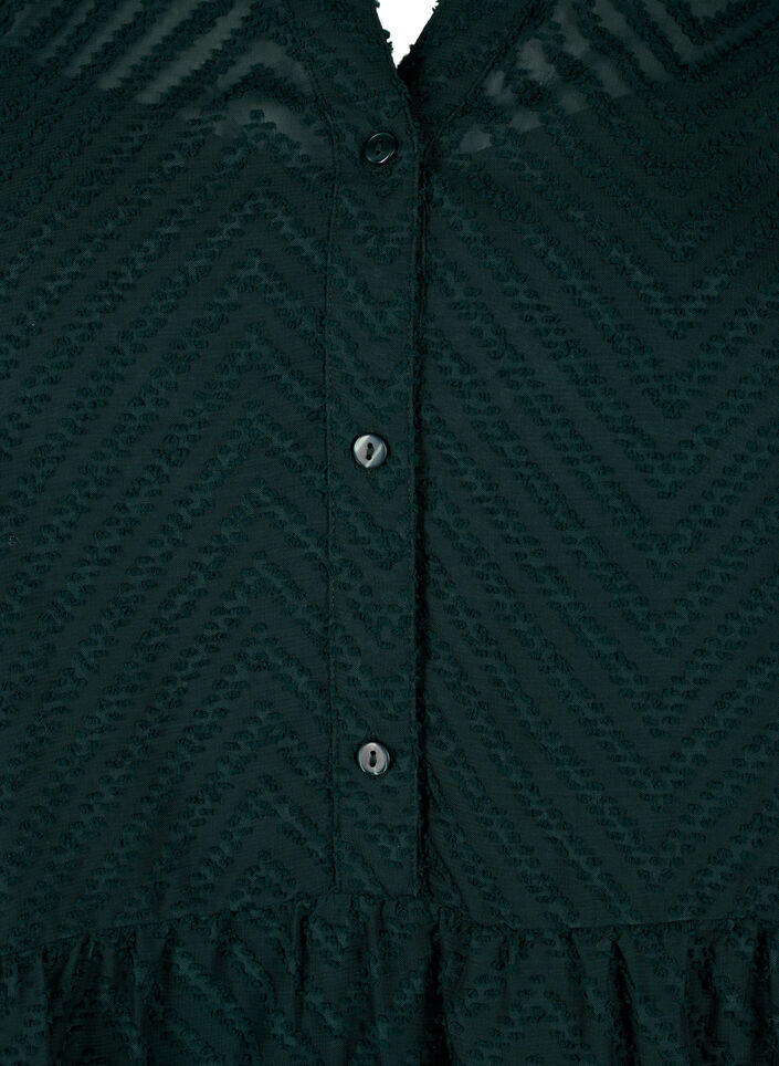 Teksturoitu lyhyt mekko röyhelökauluksella, Scarab, Packshot image number 2