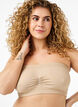 Bandeau-rintaliivit , Beige, Model image number 1