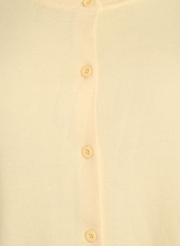 Hienoneulottu neuletakki py&ouml;re&auml;ll&auml; p&auml;&auml;ntiell&auml;, Keltainen, Packshot image number 2