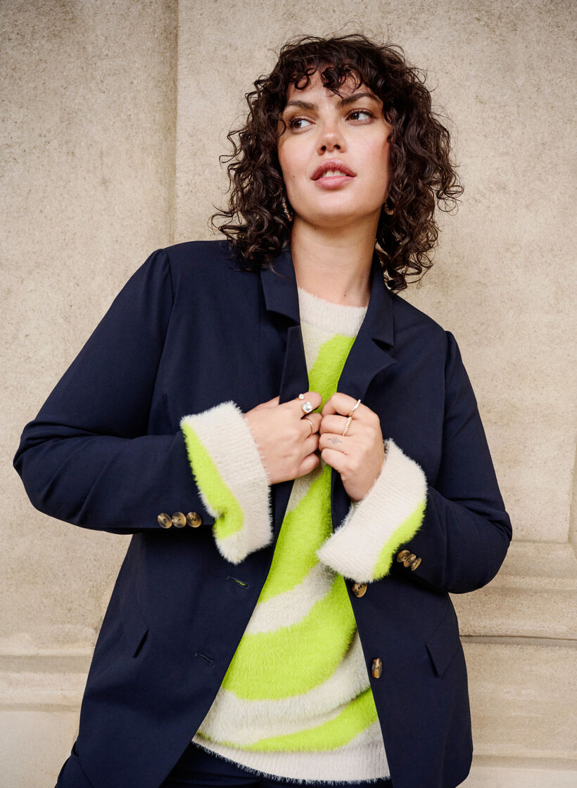 Klassinen bleiseri nappikiinnityksellä, Night Sky, Image image number 0