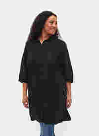 Pitkä paita 3/4-hihoilla lyocell-materiaalia (TENCEL™), Black, Model