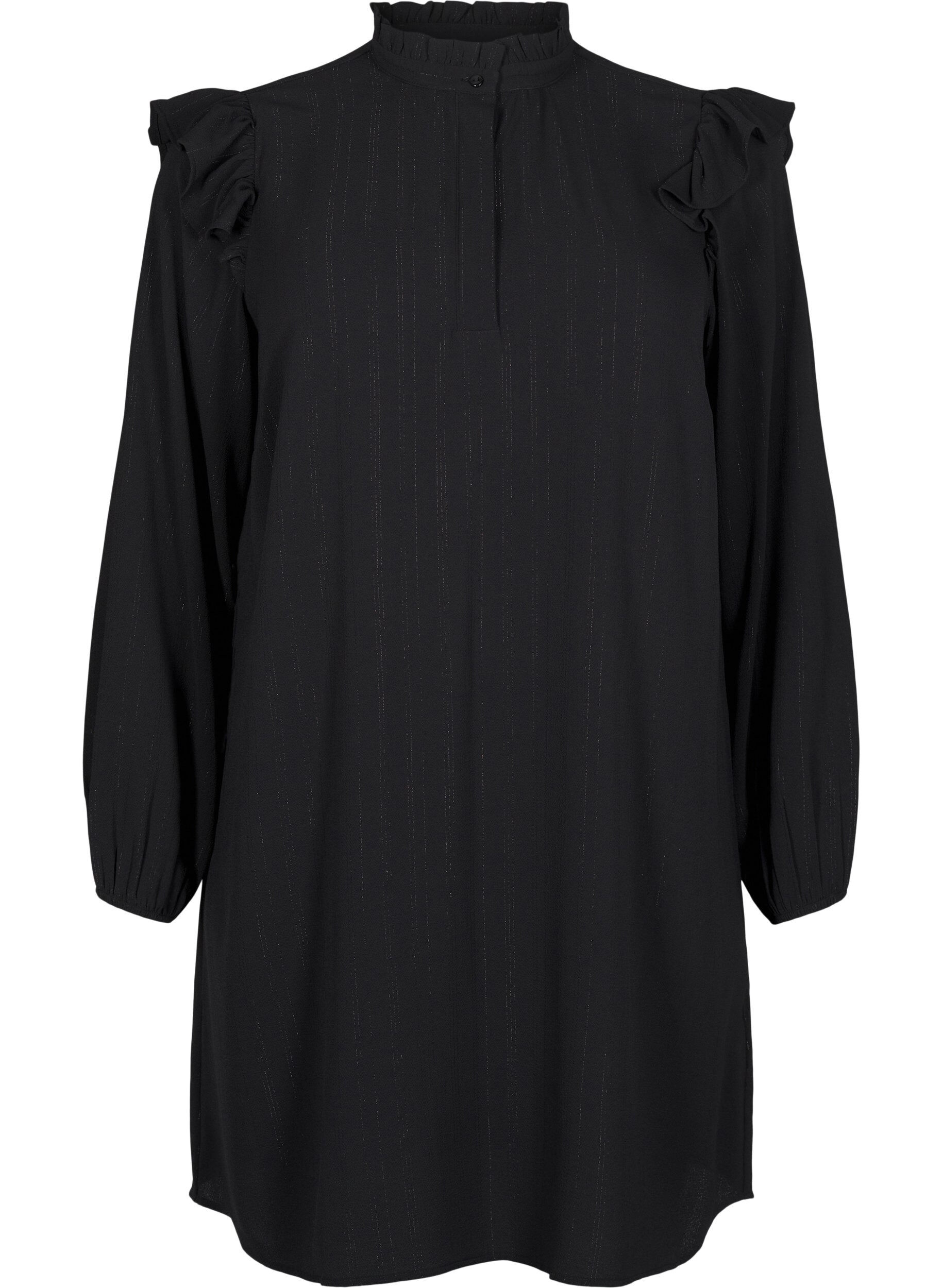 Lyhyt mekko r&ouml;yhel&ouml;ill&auml; ja kimalteella