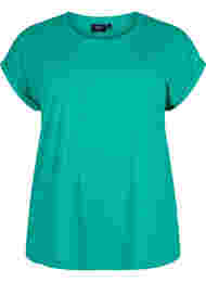 Lyhythihainen t-paita puuvillasekoitteesta, Emerald Green