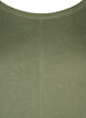 Neuletunika viskoosisekoitteesta, Oil Green, Packshot image number 2
