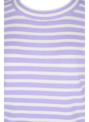 Raidallinen ribattu neule, Lavender Comb., Packshot image number 2