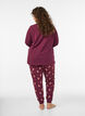 Painetut pyjamahousut, Punainen, Model image number 2