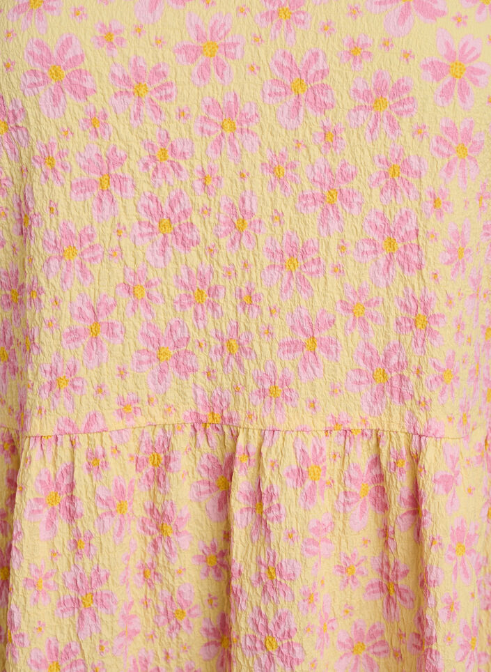 Lyhyt A-linjainen mekko, Keltainen, Packshot image number 2