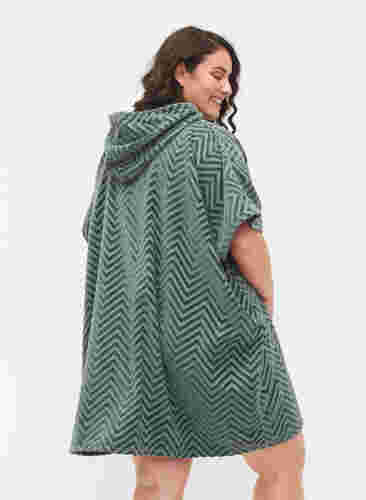 Puuvillainen uimaponcho, Balsam Green, Model image number 1