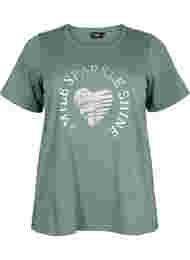 FLASH - T-paita kuvalla, Balsam Green