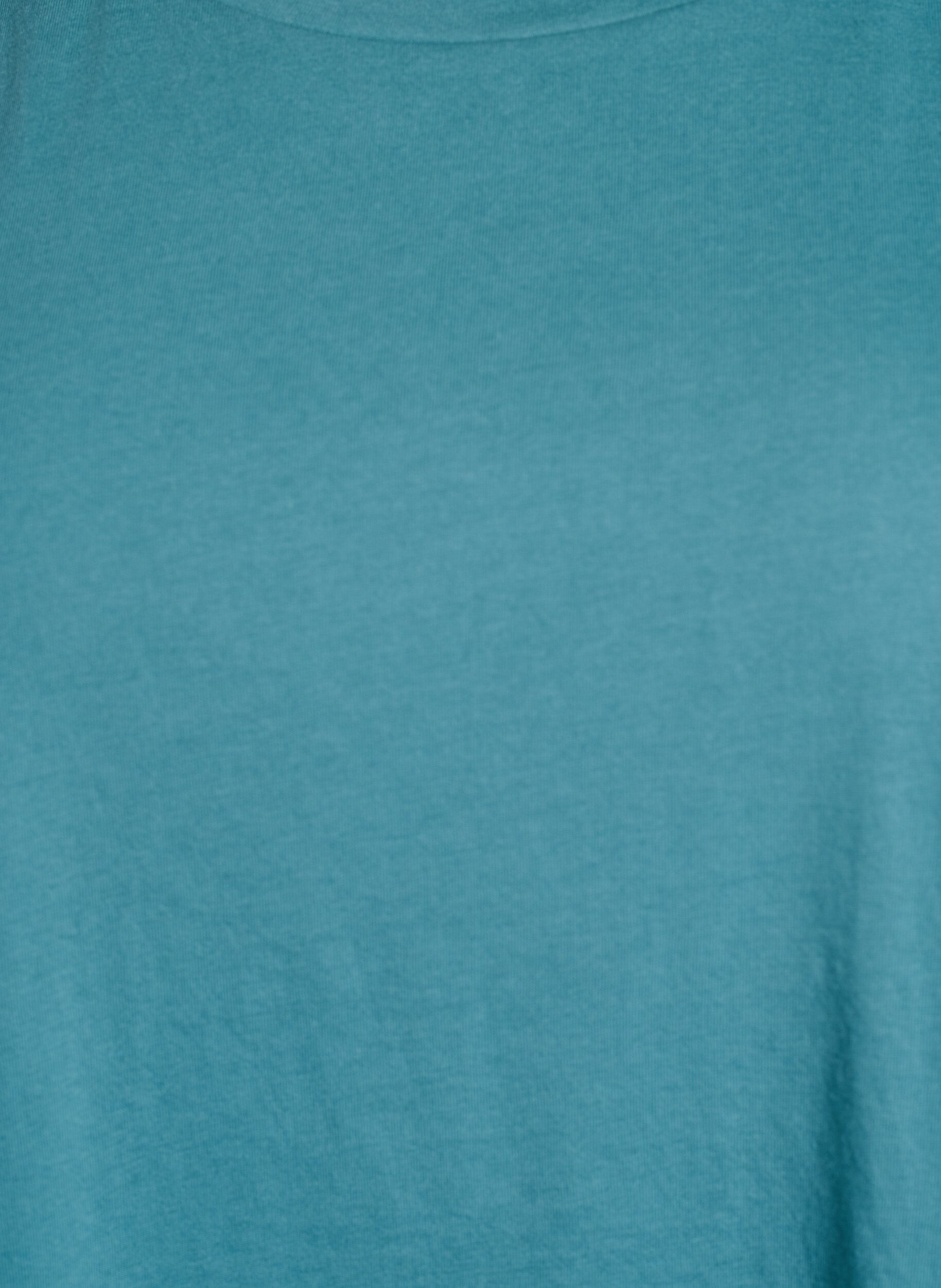 ZizziLyhythihainen puuvillasekoitteinen T-paita, Sininen, Packshot image number 2