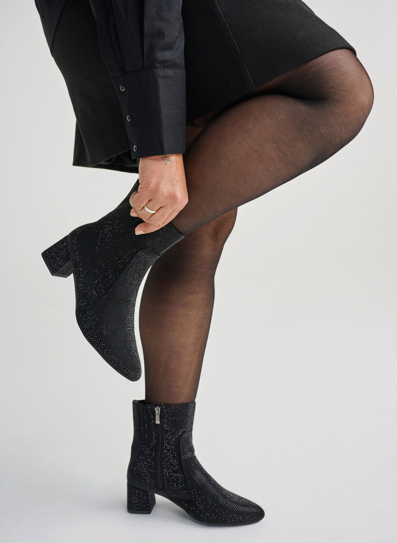 Leveälestiset - Nilkkurit strassikivillä, Musta, Image