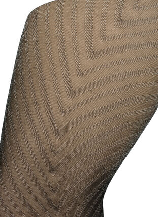 Kimaltavat sukkahousut raidallisella kuviolla, Black, Packshot image number 1