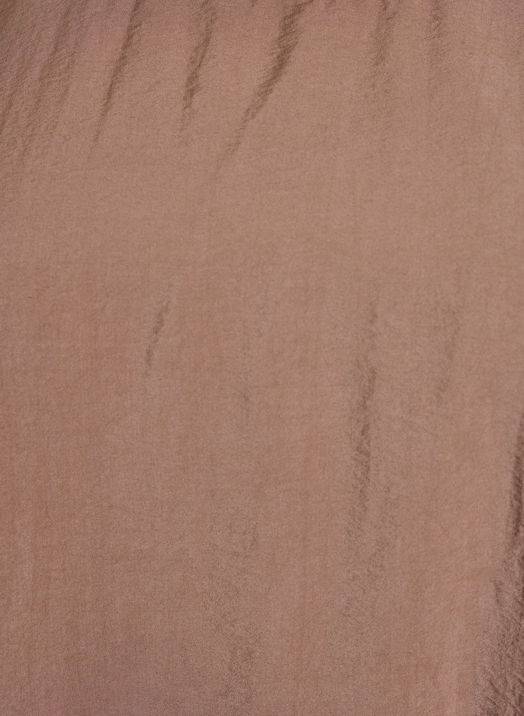 Zizzi Polvipituinen pallomekko taskuilla, Ruskea, Packshot image number 2