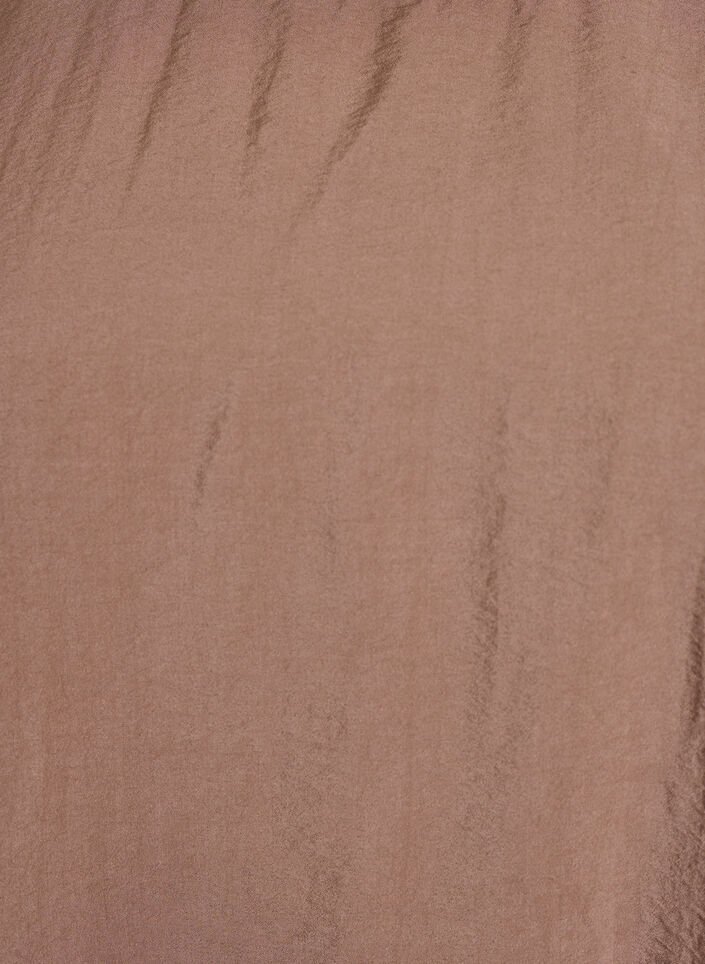 Polvipituinen pallomekko taskuilla, Ruskea, Packshot image number 2